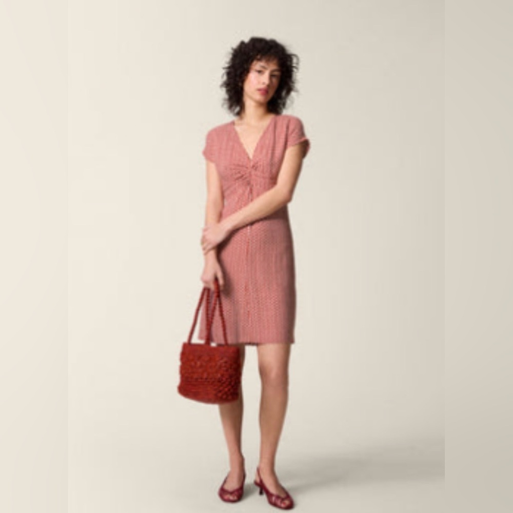 Rouje Red Patterned Dress